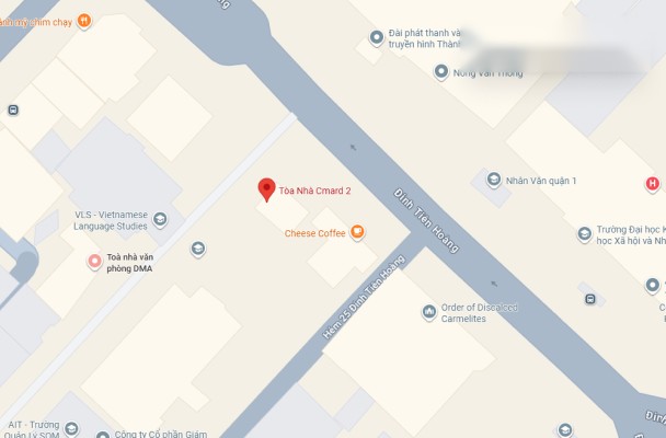 Map showing the Saigon Trans main office, Ho Chi Minh City